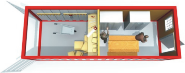 B&uuml;ro-/Lagercontainer Typ BC/LC