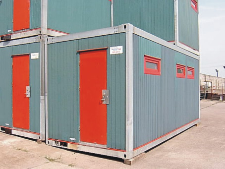 Sanit&auml;rcontainer Typ SC 25 Au&szlig;en