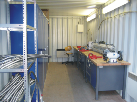 Werkstattcontainer Typ WE